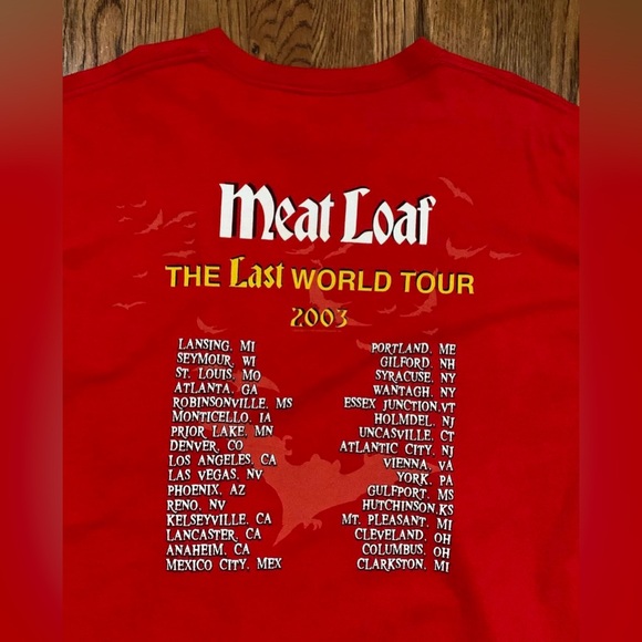 Vintage Meatloaf Couldn't Have Said It Better Tour T Shirt (Size XL) - Picture 4 of 4